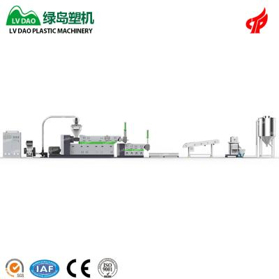China Plástico de la película de los PP PE que recicla el equipo con dos el diámetro del tornillo de las etapas 130mm-120m m en venta