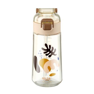 China PPSU Durable Cute Sipper Bottle With Straw For Outdoor Sports for sale