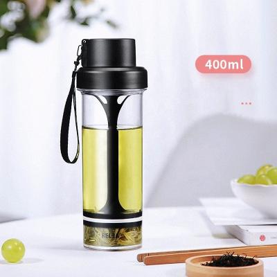 China Outdoor Fruit Infusion Tritan Sports Water Bottle 400ML For Adults for sale
