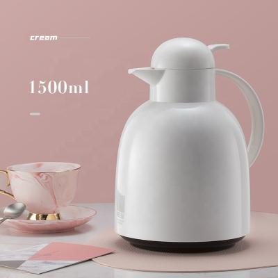 China Portable Leakproof Vacuum Insulated Kettle Sturdy Double Wall Stainless Steel for sale