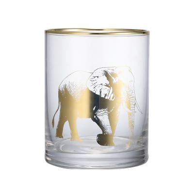 China Multifunctional Hotel Water Glass Drinkware 390ml Heavy Bottom for sale