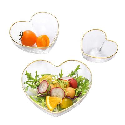 China Multipurpose Clear And Gold Charger Plates Portable Thickened for sale