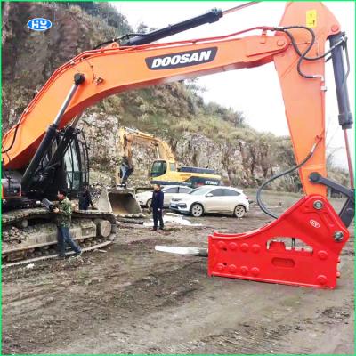 中国 小型掘削機のための40CRMO 42CRNIMOの石のハンマーのブレーカ12-18Tの油圧ハンマー 販売のため