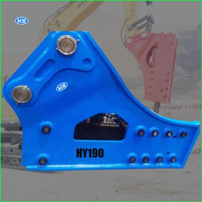 China HY190 Hydraulic Excavator Breaker 180-200 BPM 190mm Hydraulic Rock Breaker Hammer for sale