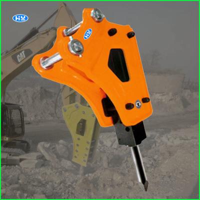 China 100mm Chisels 40Cr Hydraulic Excavator Breaker 0.75 Inch Hose Impact Rock Breaker for sale
