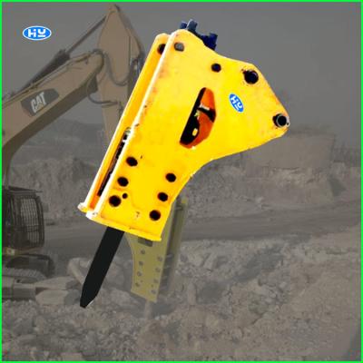 China 40Cr Hydraulic Rock Hammer For Excavator 135mm Rod Concrete Pavement Breaker for sale