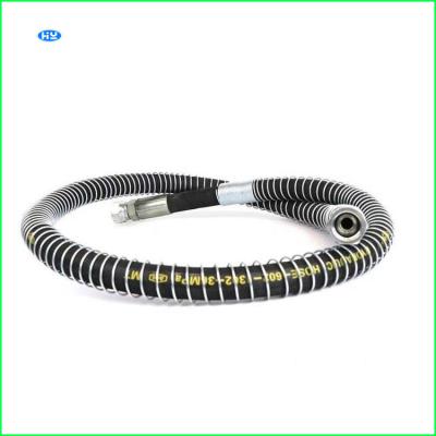 China High Pressure Excavator Breaker Attachment 1.1m Wires 0.5 Inch Hydraulic Oil Hose for sale