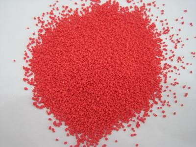 China Deep red speckles China red speckles colorful speckle sodium sulphate speckles for detergent powder for sale