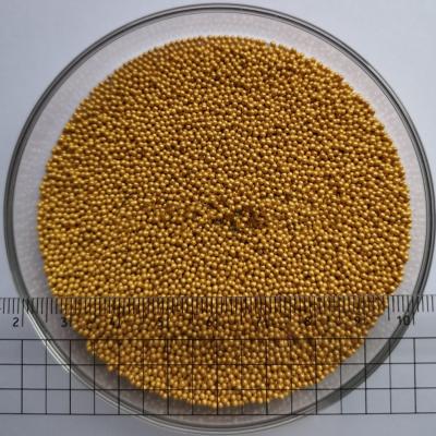 China Matérias primas redondas dos cosméticos de Pearlet do ouro das esferas inodoras à venda