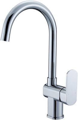 China Deck Mounted Kitchen Sink Water Faucet Brass for sale