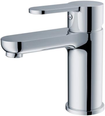 China Modern Brass Basin Mixer Faucet with Deck Mounted , Chrome Finish for sale