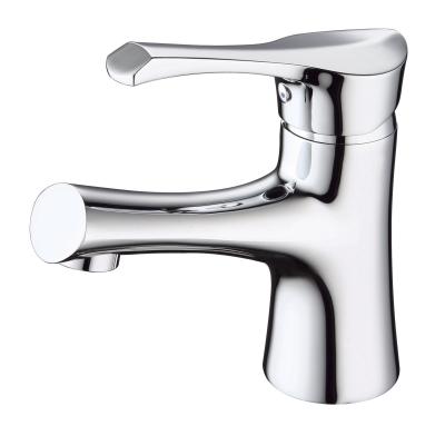 China Brass Ceramic modern bathroom Sink Faucets with  Single Hole for sale
