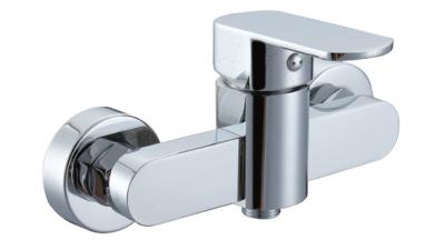 China Single Lever Two Hole Bathroom Faucet Shower Mixer with Chrome Polished , HN-3E02 for sale