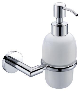 China Tray Form Wall Mounted Soap Dispenser Bathroom Hardware Collections for Household Faucet for sale