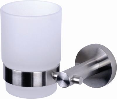 Китай Оборудование ванной комнаты держателя Tumbler чашки одиночного кольца стеклянное устанавливает Faucet домочадца, нержавеющую сталь продается