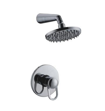 China Wall Mounted brass Bath Shower Faucet with Chrome Finishing for sale