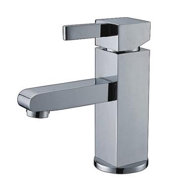 China Single Handle Basin Mixer Faucet Bathroom with Ceramic Cartridge for sale