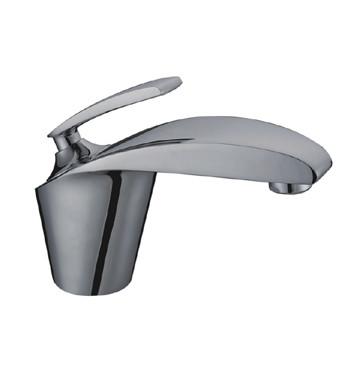 China Deck Mounted Basin Mixer Faucet , Waterfall Bathroom Basin Taps for sale