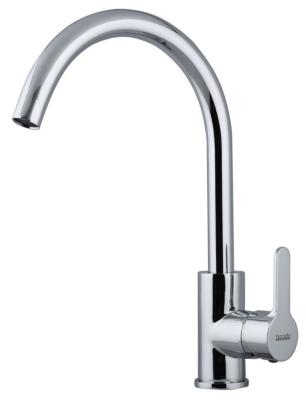 China Saving water Single Handle Brass Kitchen Sink Water Faucet with ceramic cartridge for sale