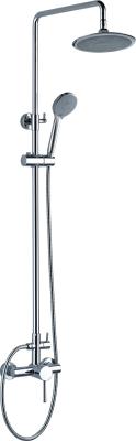 China Wall Mounted Single Handle Shower Faucet  With ABS Hand Shower for sale