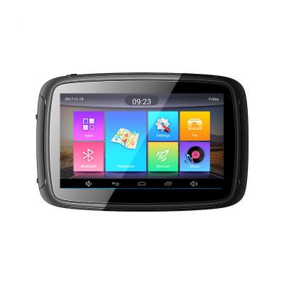 China 1.3GHz 768M RAM 5 Inch Motorcycle GPS 16GB ROM Waterproof 3.7V for sale