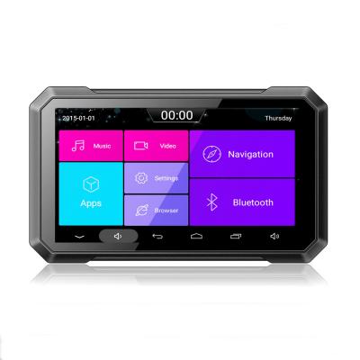 China IP67 76MHz 7 Inch Sat Nav , 1.5W Android Motorcycle GPS 1GB RAM16GB ROM for sale