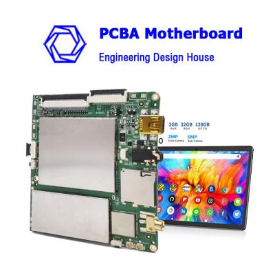 China 4000mAh FCC Custom Made Motherboards For 10'' IPS Android 10 Tablet PC 3.7V for sale