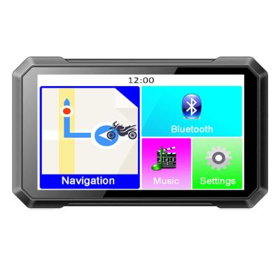 China 512M 8GB 1.5W Bluetooth Motorcycle GPS Navigation With Backup Camera 800mHZ for sale