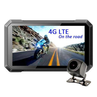 China 1.5GHz SBAS Motorcycle GPS Units , 500nits Car Navigation System With Rear View Camera for sale