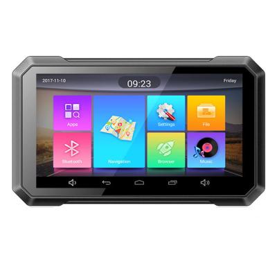 China RoHS MT6627 7 Inch GPS Navigation , 512M GPS Navigator For Bike Android 4.4 for sale
