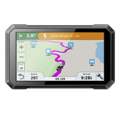 China TDD LED 1.5A Motorcycle GPS Navigator 7 inch 4G LTE Live Map 8000MAH for sale
