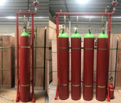 China Enclosed Flooding IG55 Argonite Gas Fire Suppression System Extinguisher for sale