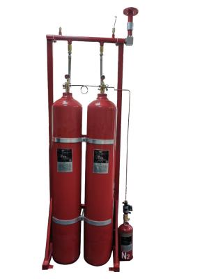 China Enclosed Flooding Ig55 Inert Fire Gas Suppression System 80L 140L for sale