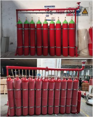 China Nitrogen IG100 Inergen Gas Fire Suppression System 80 Liter for sale