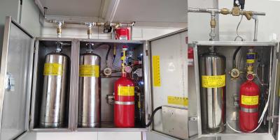 Chine Electromagnetic Type Kitchen Fire Suppression System Single And Double Bottle Group à vendre