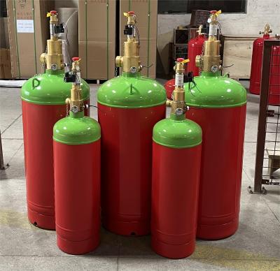 China 2.5Mpa FM 200 Cylinders HFC 227ea Fire Suppression Systems In Telecommunication Room for sale
