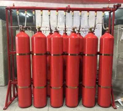 China Enclosed Flooding Pipe Network Fixed CO2 Fire Extinguishing System for sale