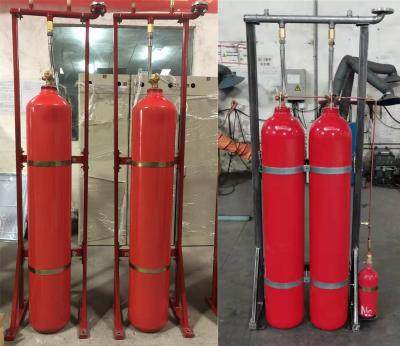 China Het Brandblusapparaatsysteem 1448mm van 70 Liter Automatisch Vast Co2 Te koop