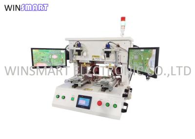 China 0.1mm Pitch Hot Bar Soldering Equipment Dual Separated Working Table for sale