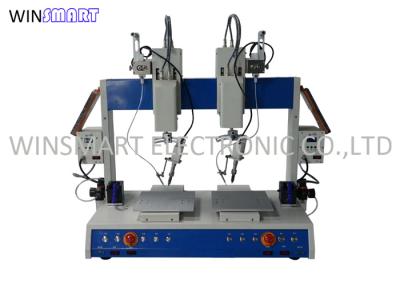 China Dual Heads Automatic Soldering Robot , Smd Pcb Soldering Machine 220V 110V for sale