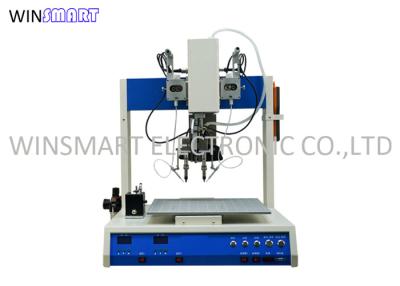 China 2 Heads PCB Robotic Soldering Machine 4 Axis With 1 Table for sale