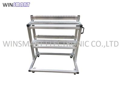 China 50pcs/Layer SMT Feeder Cart 4 Omni Directional Wheels Stainless Steel for sale
