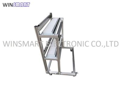 China SAMSUNG SM Stainless Steel Feeder Storage Trolley 2 Layers 4 Wheels for sale