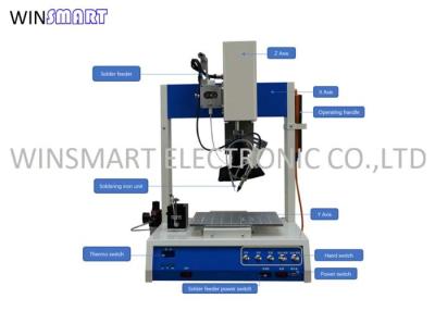 China Automatic 3 Axis PCB Soldering Robot Welding Machine 110V for sale