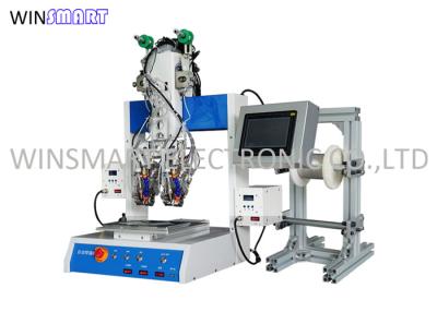 China Desktop Automatic Soldering Machine Dual Head Robot Soldering for sale