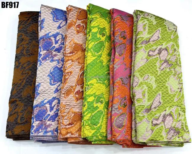 wholesale  fashion fabric riche getzner african damask jacquard brocade fabrics for dresses  wedding apparel & accessories