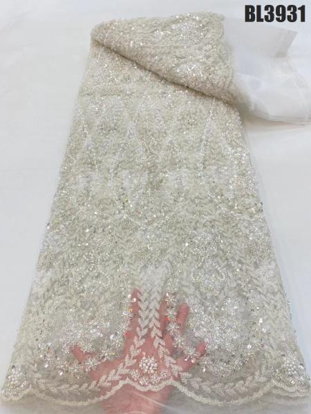 Quality Factory Direct Sales Golden Supplier French Embroidery Lace Fabric for sale