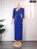 Quality New Fashion wholesale price Women Elegant Sexy Bodycon long Dress African Big for sale