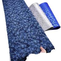 Quality Modern Novel Design China Wholesale Blue Sequin Lace Fabric for sale