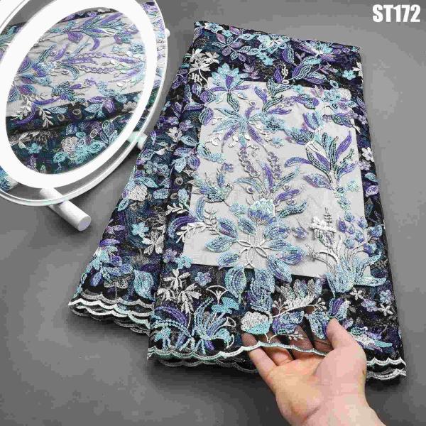 Quality 2023 New Arrival Competitive Price 3D Flower Lace Fabric for sale